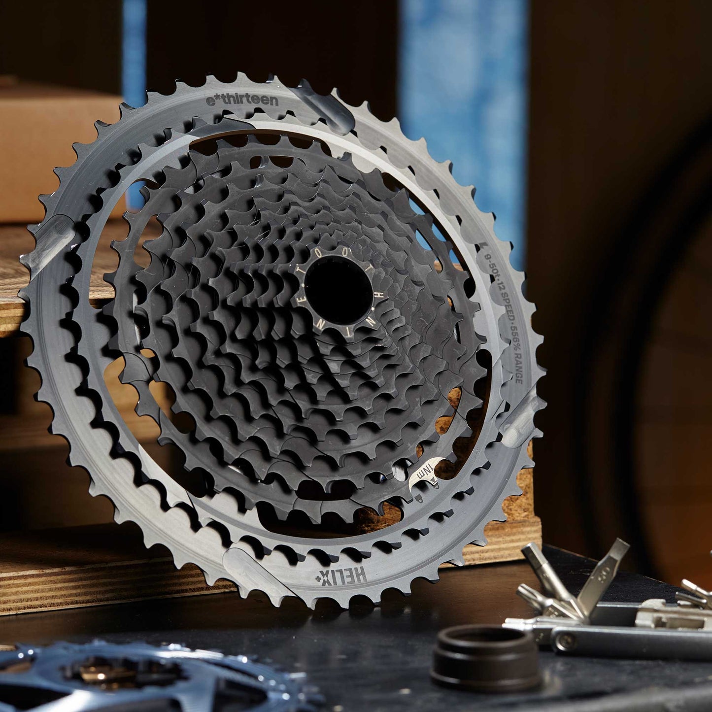 Pacha E-thirteen Mtb Helix Plus Negro 9-50 De 12V