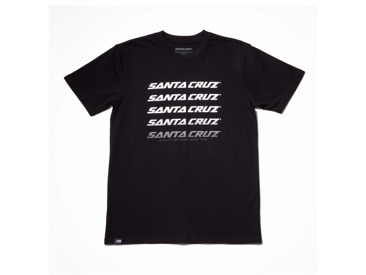 Camiseta Santa Cruz Faded Tee Black vista frontal.