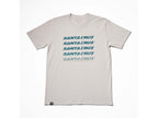 Camiseta Santa Cruz Faded Tee Bone vista frontal.