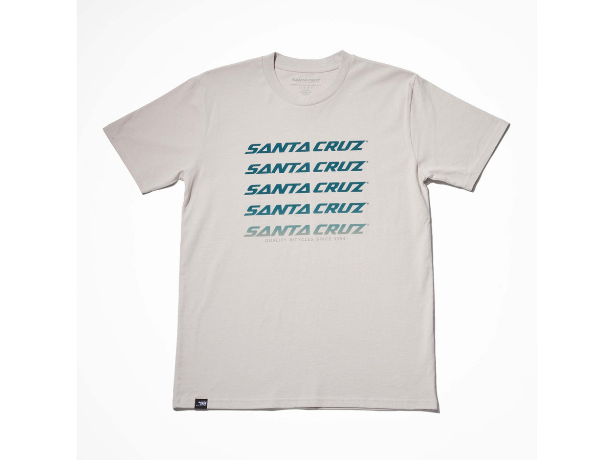 Camiseta Santa Cruz Faded Tee Bone vista frontal.