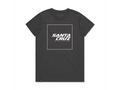 Camiseta Santa Cruz Squared Up para mujer Charcoal vista frontal.