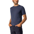 Camiseta Castelli Tech 2 azul Sevilla, vista frontal