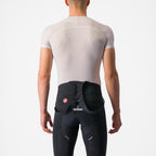 Base Layer Castelli Pro Issue SS blanco, vista posterior con modelo