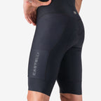 Bibshort Castelli Unlimited 2 Cargo negro, detalle lateral del tejido