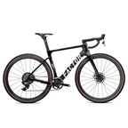 Bicicleta Factor Ostro Gravel UD Gloss con grupo SRAM Force XPLR, vista lateral derecha sobre fondo blanco