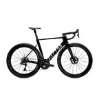 Bicicleta Factor Ostro VAM 2.0 Carbon Chrome en vista lateral con la bicicleta completa