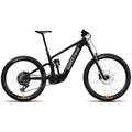 Bicicleta eléctrica Santa Cruz Bullit C MX Kit 70 negra vista de lado sobre fondo blanco.