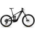 Bicicleta eléctrica Santa Cruz Bullit C MX Kit 90 negra vista de lado sobre fondo blanco.