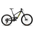 Bicicleta Santa Cruz Nomad V6 Carbon C MX kit 90 Matte Black completa, ambas ruedas sin recortar sobre fondo blanco.