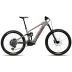 Bicicleta eléctrica Santa Cruz Vala C MX Kit 70 gris vista de lado sobre fondo blanco.