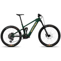 Bicicleta eléctrica Santa Cruz Vala C MX Kit 70 verde vista de lado sobre fondo blanco.