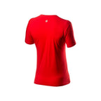Camiseta Castelli Sarto roja, vista posterior