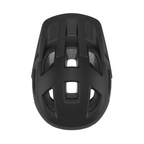 Casco infantil Smith Sidekick Jr Matte Black con visera integrada y ventilaciones, vista superior sobre fondo blanco