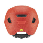 Casco infantil Smith Sidekick Jr Matte Blaze con Mips y dial de ajuste, vista posterior sobre fondo blanco