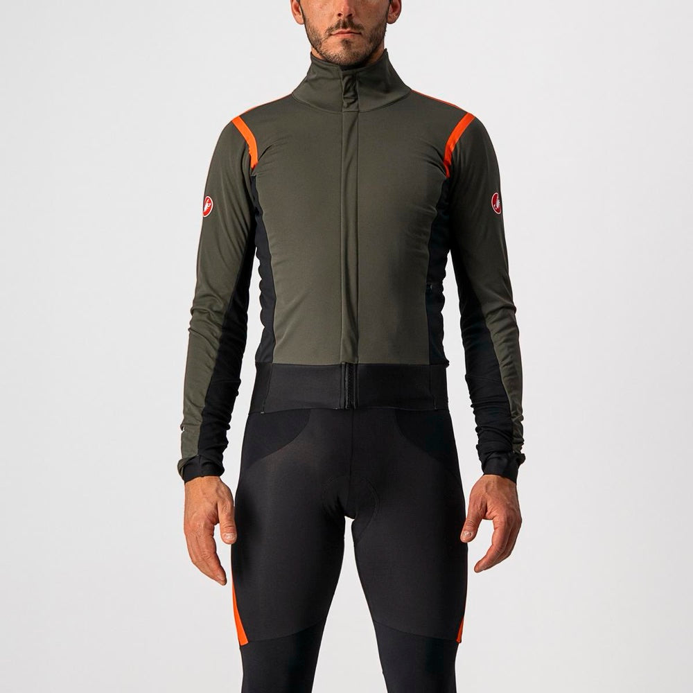 Chaqueta Castelli Alpha RoS 2 Military Green, vista frontal