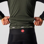 Chaqueta Castelli Alpha RoS 2 Military Green, detalle de bolsillos traseros