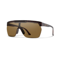 Gafas Smith XC con lente marrón ChromaPop y montura carey, vista frontal sobre fondo blanco