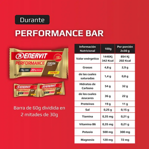 Barra Enervit Performance Cacao