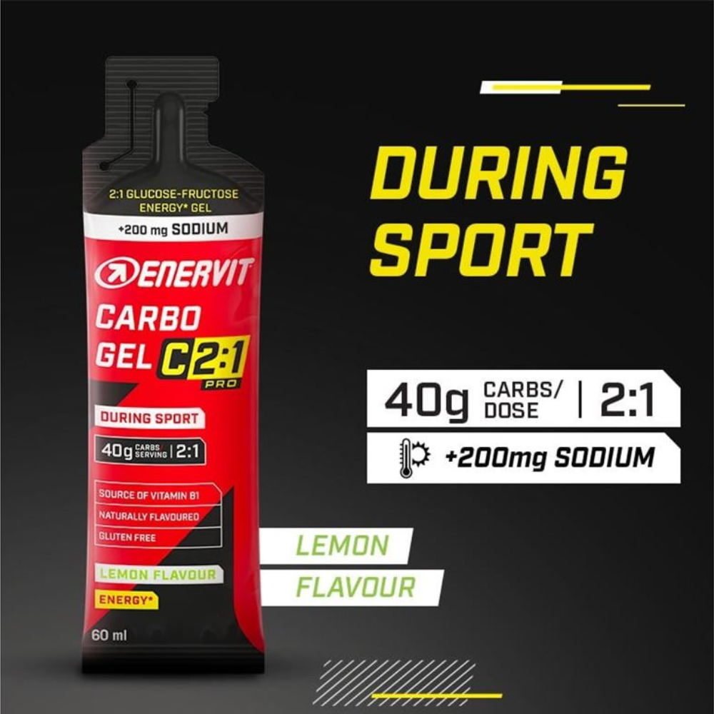 Enervit Carbo Gel C2:1 Pro + Sodio 200mg Lemon 60ml