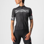 Jersey Castelli Fenice W Light Black y blanco, vista frontal