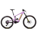 Bicicleta eléctrica Santa Cruz Bullit CC Kit R Plus lila en vista lateral completa