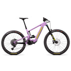 Bicicleta eléctrica Santa Cruz Bullit CC Kit R Plus lila en vista lateral completa