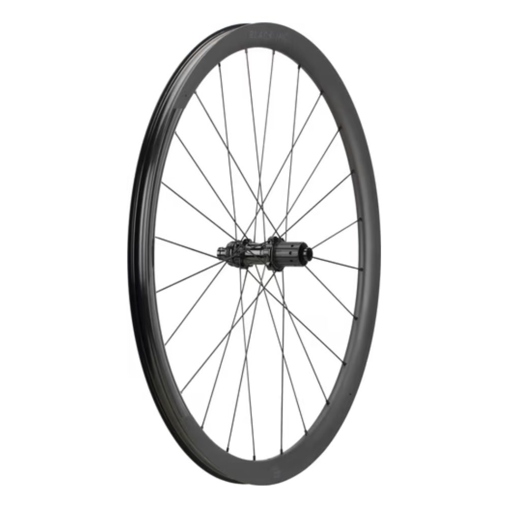 Rueda Black Inc Thirty Four Gravel en vista de tres cuartos derecha.