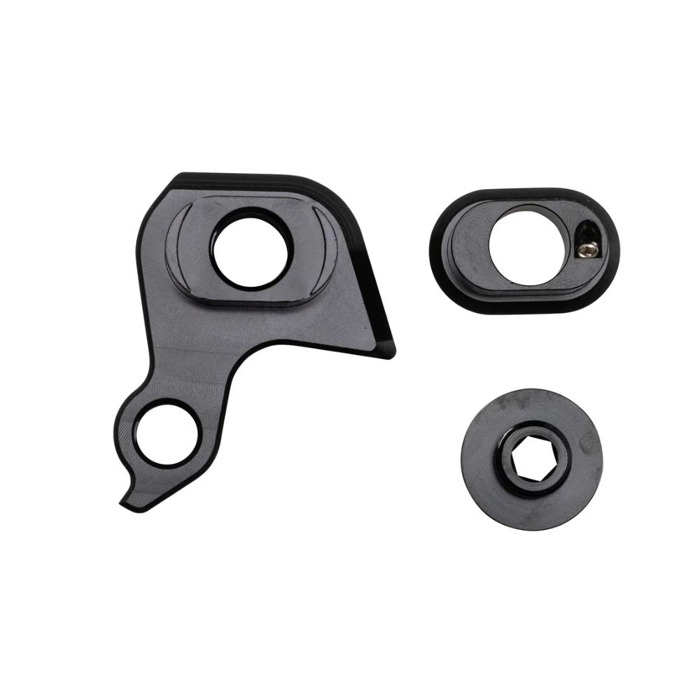 Kit de uña media Santa Cruz para V10.8 con piezas de montaje negras sobre fondo blanco