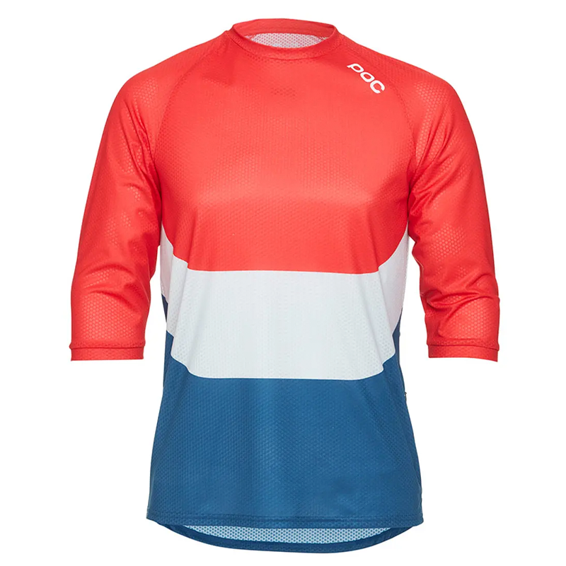 Jersey Poc Mtb Pure 3/4 Calcite Multi Blue