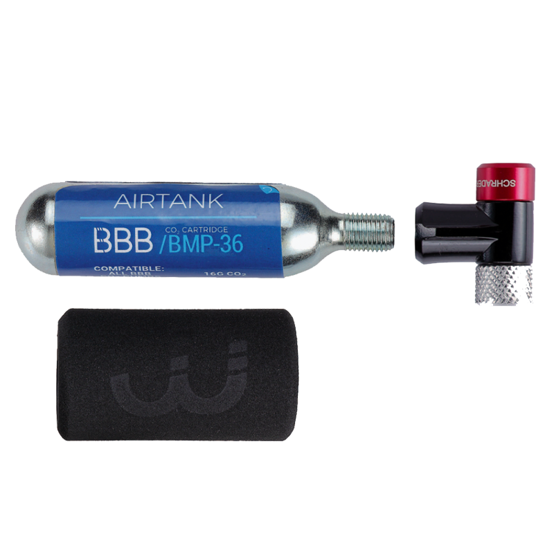 KIT INFLADOR BBB CO2/CARTUCHO 16G FUNDA - Bikexperts