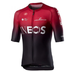 JERSEY CASTELLI INEOS AERO RACE 6.1 DARK/RED - Bikexperts