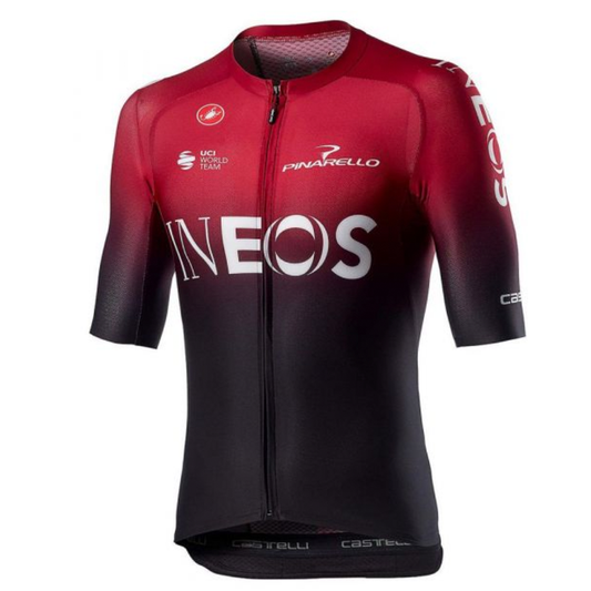 JERSEY CASTELLI INEOS AERO RACE 6.1 DARK/RED - Bikexperts