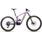 Bicicleta eléctrica Santa Cruz Bullit CC Kit R lila en vista lateral completa