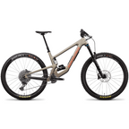 Bicicleta Santa Cruz Megatower C Kit S color dorado en vista lateral completa